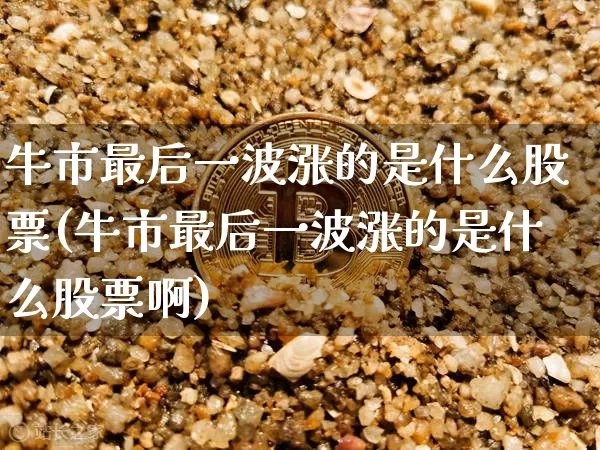 牛市最后一波涨的是什么股票(牛市最后一波涨的是什么股票啊)_https://www.jyywjc.com_股票板块_第1张