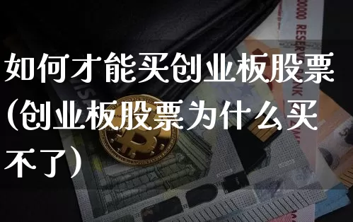 如何才能买创业板股票(创业板股票为什么买不了)_https://www.jyywjc.com_上交所_第1张