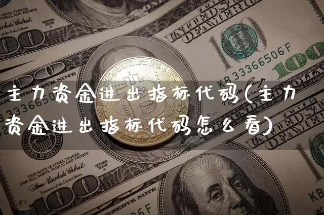主力资金进出指标代码(主力资金进出指标代码怎么看)_https://www.jyywjc.com_股票_第1张