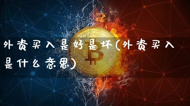 外资买入是好是坏(外资买入是什么意思)_https://www.jyywjc.com_股票_第1张