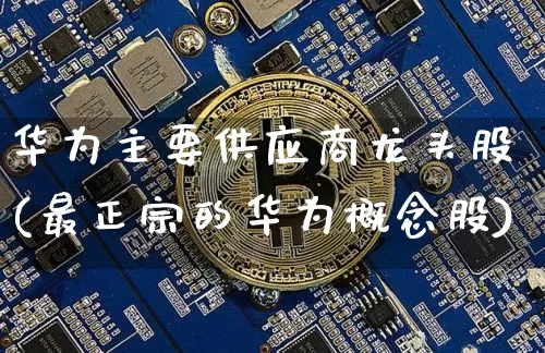 华为主要供应商龙头股(最正宗的华为概念股)_https://www.jyywjc.com_创业板_第1张