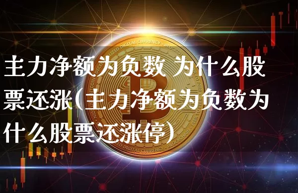 主力净额为负数 为什么股票还涨(主力净额为负数为什么股票还涨停)_https://www.jyywjc.com_股票_第1张