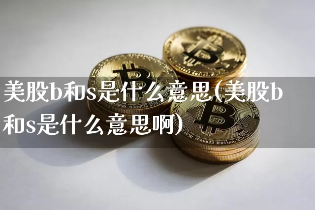 美股b和s是什么意思(美股b和s是什么意思啊)_https://www.jyywjc.com_科创板_第1张