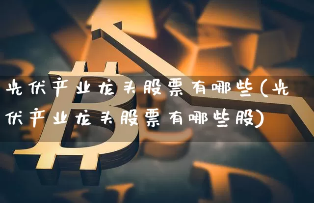光伏产业龙头股票有哪些(光伏产业龙头股票有哪些股)_https://www.jyywjc.com_北交所_第1张