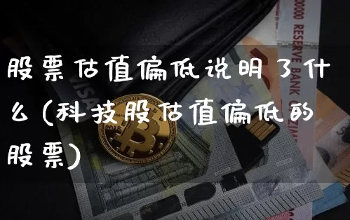 股票估值偏低说明了什么(科技股估值偏低的股票)_https://www.jyywjc.com_股票板块_第1张