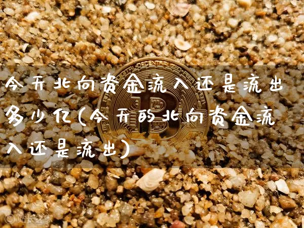 今天北向资金流入还是流出多少亿(今天的北向资金流入还是流出)_https://www.jyywjc.com_股票价格_第1张