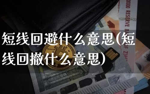 短线回避什么意思(短线回撤什么意思)_https://www.jyywjc.com_股票价格_第1张