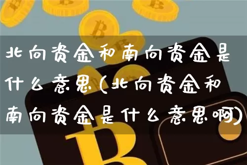 北向资金和南向资金是什么意思(北向资金和南向资金是什么意思啊)_https://www.jyywjc.com_股票_第1张