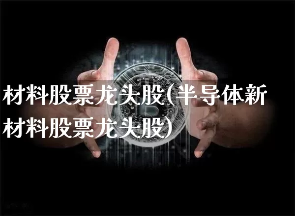 材料股票龙头股(半导体新材料股票龙头股)_https://www.jyywjc.com_股票趋势_第1张