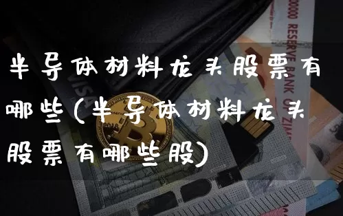 半导体材料龙头股票有哪些(半导体材料龙头股票有哪些股)_https://www.jyywjc.com_股票价格_第1张
