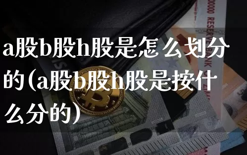 a股b股h股是怎么划分的(a股b股h股是按什么分的)_https://www.jyywjc.com_深交所_第1张