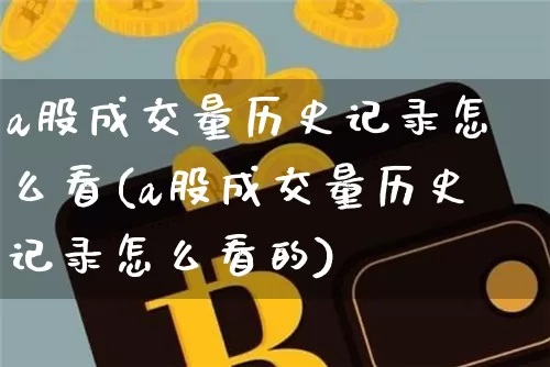 a股成交量历史记录怎么看(a股成交量历史记录怎么看的)_https://www.jyywjc.com_上交所_第1张