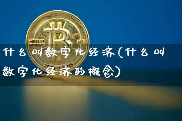 什么叫数字化经济(什么叫数字化经济的概念)_https://www.jyywjc.com_股票板块_第1张