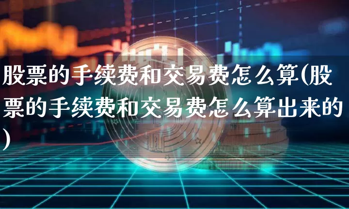 股票的手续费和交易费怎么算(股票的手续费和交易费怎么算出来的)_https://www.jyywjc.com_北交所_第1张