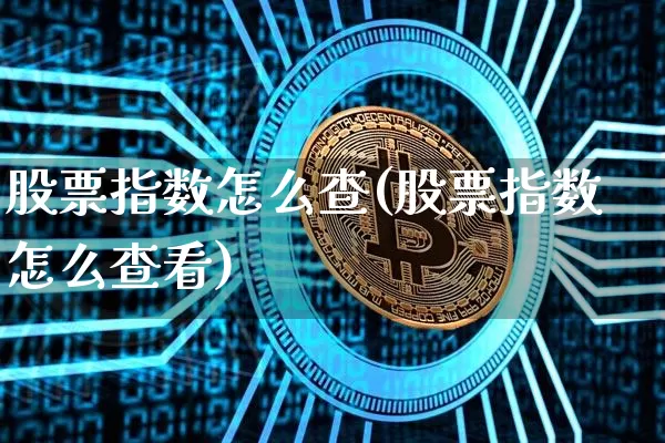 股票指数怎么查(股票指数怎么查看)_https://www.jyywjc.com_深交所_第1张