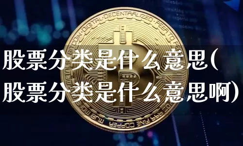 股票分类是什么意思(股票分类是什么意思啊)_https://www.jyywjc.com_股票板块_第1张