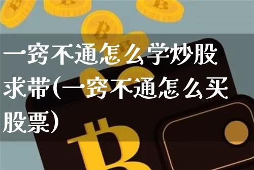 一窍不通怎么学炒股 求带(一窍不通怎么买股票)_https://www.jyywjc.com_股票价格_第1张