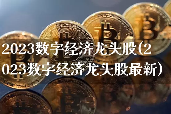 2023数字经济龙头股(2023数字经济龙头股最新)_https://www.jyywjc.com_股票行情_第1张