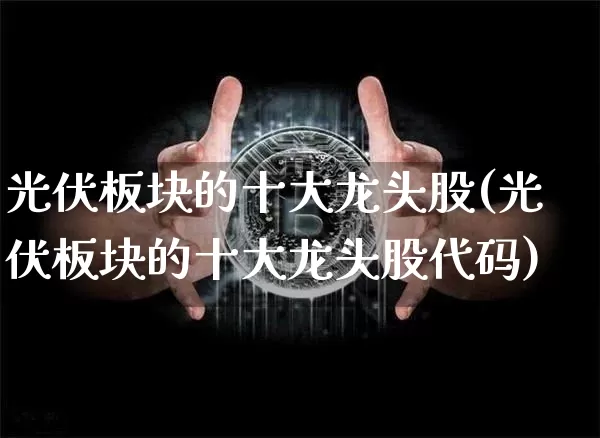 光伏板块的十大龙头股(光伏板块的十大龙头股代码)_https://www.jyywjc.com_创业板_第1张