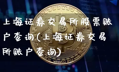 上海证券交易所股票账户查询(上海证券交易所账户查询)_https://www.jyywjc.com_上交所_第1张