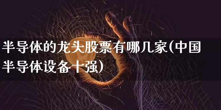 半导体的龙头股票有哪几家(中国半导体设备十强)_https://www.jyywjc.com_股票趋势_第1张
