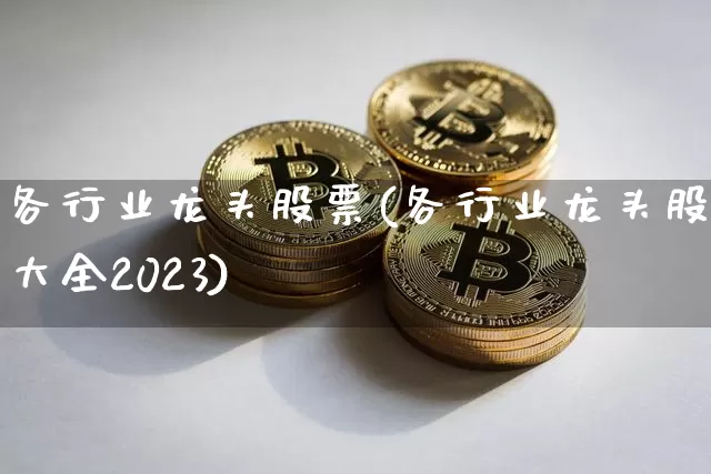 各行业龙头股票(各行业龙头股票大全2023)_https://www.jyywjc.com_股票行情_第1张