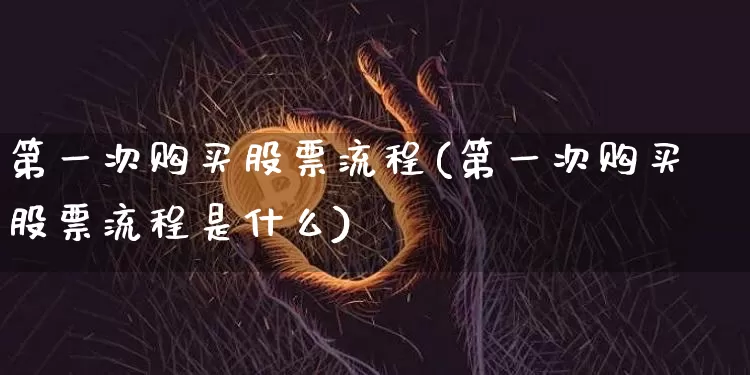 第一次购买股票流程(第一次购买股票流程是什么)_https://www.jyywjc.com_股票价格_第1张