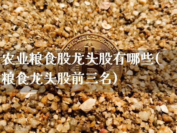 农业粮食股龙头股有哪些(粮食龙头股前三名)_https://www.jyywjc.com_股票行情_第1张