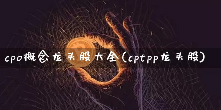 cpo概念龙头股大全(cptpp龙头股)_https://www.jyywjc.com_创业板_第1张