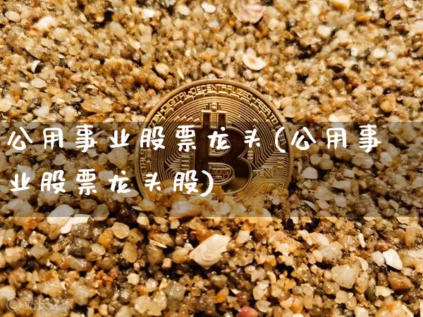 公用事业股票龙头(公用事业股票龙头股)_https://www.jyywjc.com_股票_第1张
