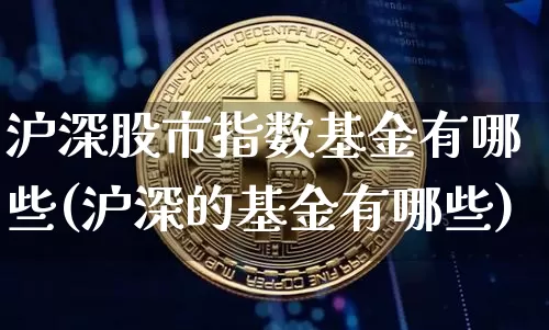 沪深股市指数基金有哪些(沪深的基金有哪些)_https://www.jyywjc.com_股票_第1张