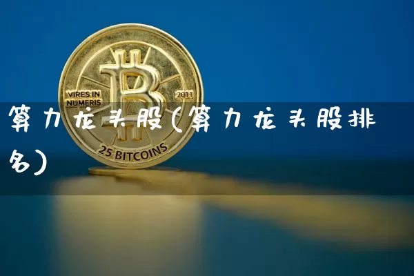 算力龙头股(算力龙头股排名)_https://www.jyywjc.com_股票_第1张