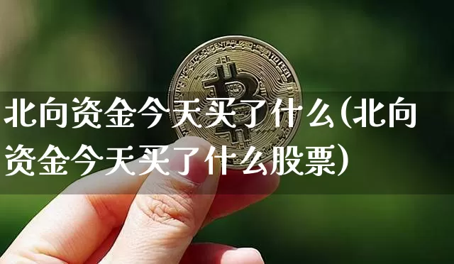 北向资金今天买了什么(北向资金今天买了什么股票)_https://www.jyywjc.com_股票价格_第1张