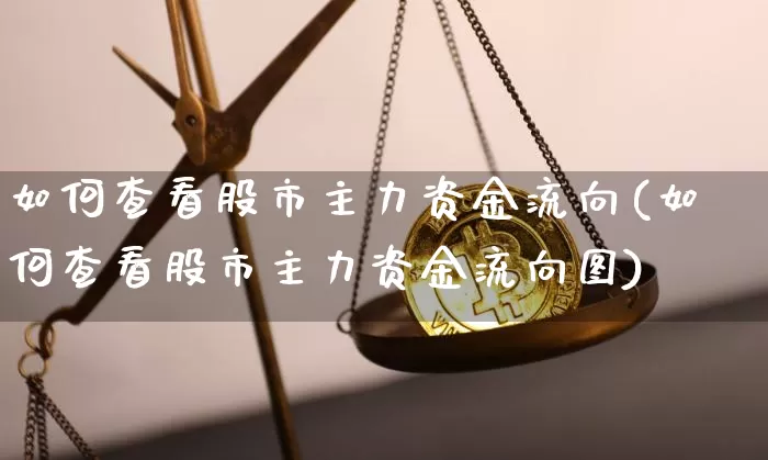 如何查看股市主力资金流向(如何查看股市主力资金流向图)_https://www.jyywjc.com_股票板块_第1张