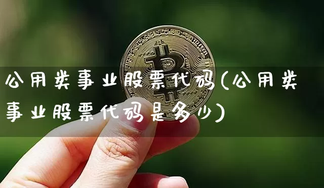 公用类事业股票代码(公用类事业股票代码是多少)_https://www.jyywjc.com_股票趋势_第1张