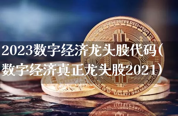 2023数字经济龙头股代码(数字经济真正龙头股2021)_https://www.jyywjc.com_股票行情_第1张