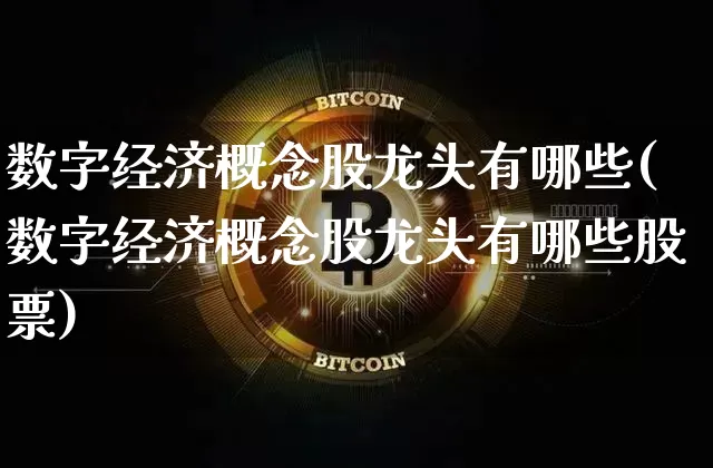 数字经济概念股龙头有哪些(数字经济概念股龙头有哪些股票)_https://www.jyywjc.com_深交所_第1张