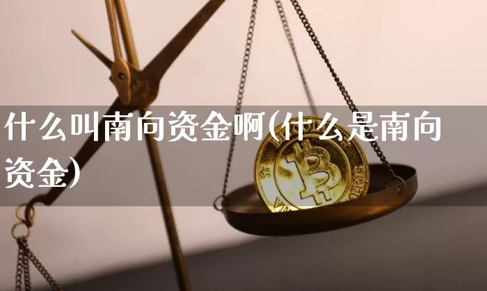 什么叫南向资金啊(什么是南向资金)_https://www.jyywjc.com_股票行情_第1张