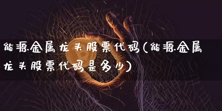 能源金属龙头股票代码(能源金属龙头股票代码是多少)_https://www.jyywjc.com_股票价格_第1张