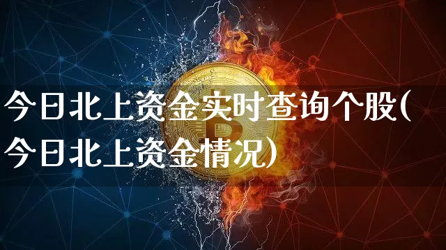 今日北上资金实时查询个股(今日北上资金情况)_https://www.jyywjc.com_股票板块_第1张