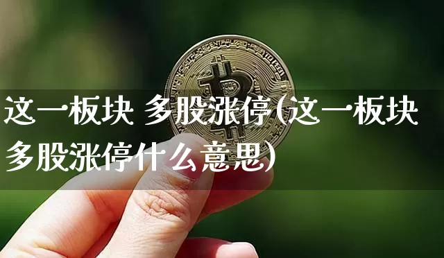 这一板块 多股涨停(这一板块多股涨停什么意思)_https://www.jyywjc.com_股票价格_第1张