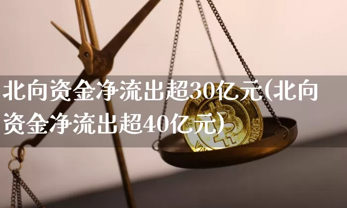 北向资金净流出超30亿元(北向资金净流出超40亿元)_https://www.jyywjc.com_股票_第1张