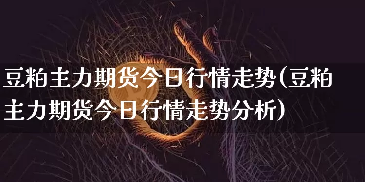 豆粕主力期货今日行情走势(豆粕主力期货今日行情走势分析)_https://www.jyywjc.com_股票板块_第1张