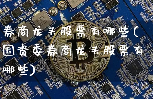 券商龙头股票有哪些(国资委券商龙头股票有哪些)_https://www.jyywjc.com_科创板_第1张