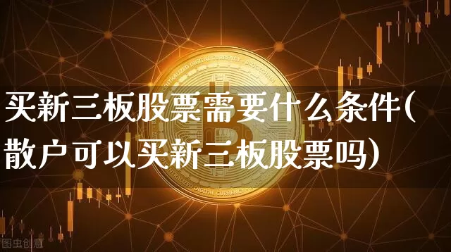 买新三板股票需要什么条件(散户可以买新三板股票吗)_https://www.jyywjc.com_深交所_第1张