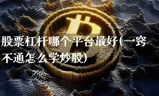 股票杠杆哪个平台最好(一窍不通怎么学炒股)_https://www.jyywjc.com_股票趋势_第1张