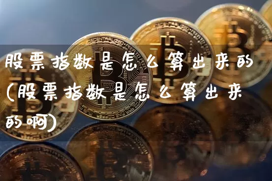 股票指数是怎么算出来的(股票指数是怎么算出来的啊)_https://www.jyywjc.com_深交所_第1张