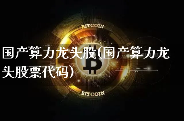 国产算力龙头股(国产算力龙头股票代码)_https://www.jyywjc.com_北交所_第1张