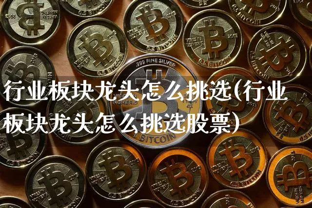 行业板块龙头怎么挑选(行业板块龙头怎么挑选股票)_https://www.jyywjc.com_股票趋势_第1张