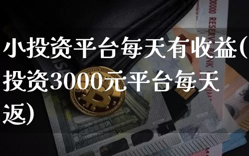 小投资平台每天有收益(投资3000元平台每天返)_https://www.jyywjc.com_股票板块_第1张